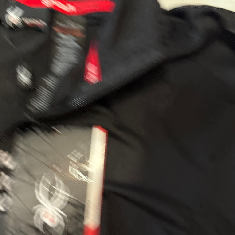 Custom Designed “Connor McGregor” Black Graphic Spyder Quarter-Zip Pullover-NWT - Picture 3 of 5